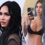 Pregnant Megan Fox Bares Baby Bump & MORE In Skimpy Black Lingerie! WOW!
