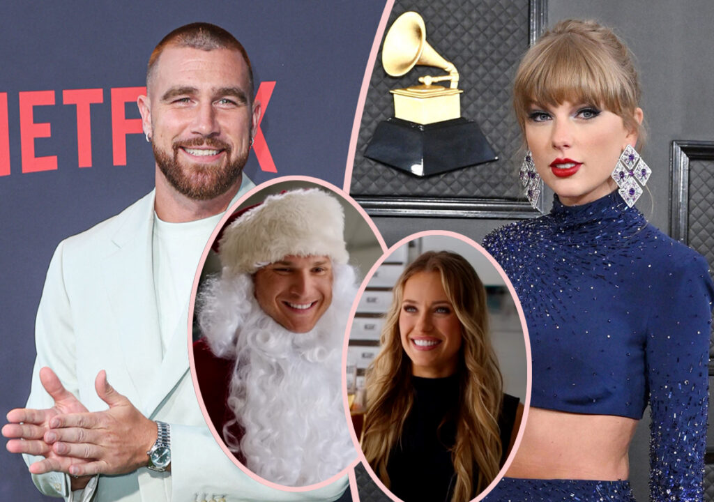 Taylor Swift Travis Kelce Fans React Hallmark Christmas In The Spotlight Movie