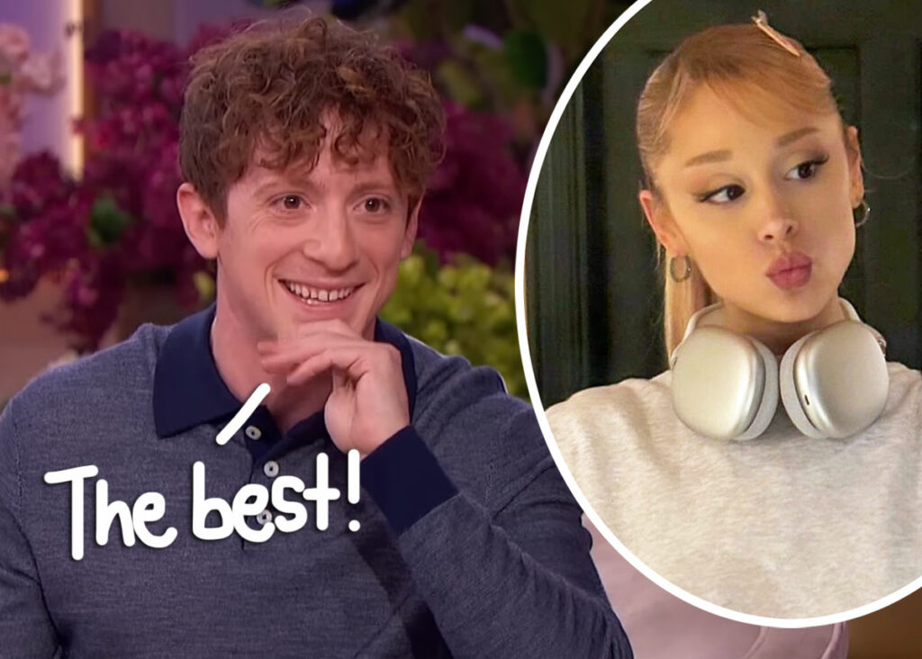 Ethan Slater Says Girlfriend Ariana Grande Is A 'Comedy Genius'