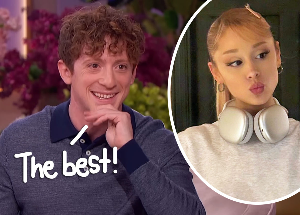 Ethan Slater Says Girlfriend Ariana Grande Is A 'Comedy Genius' - Perez ...
