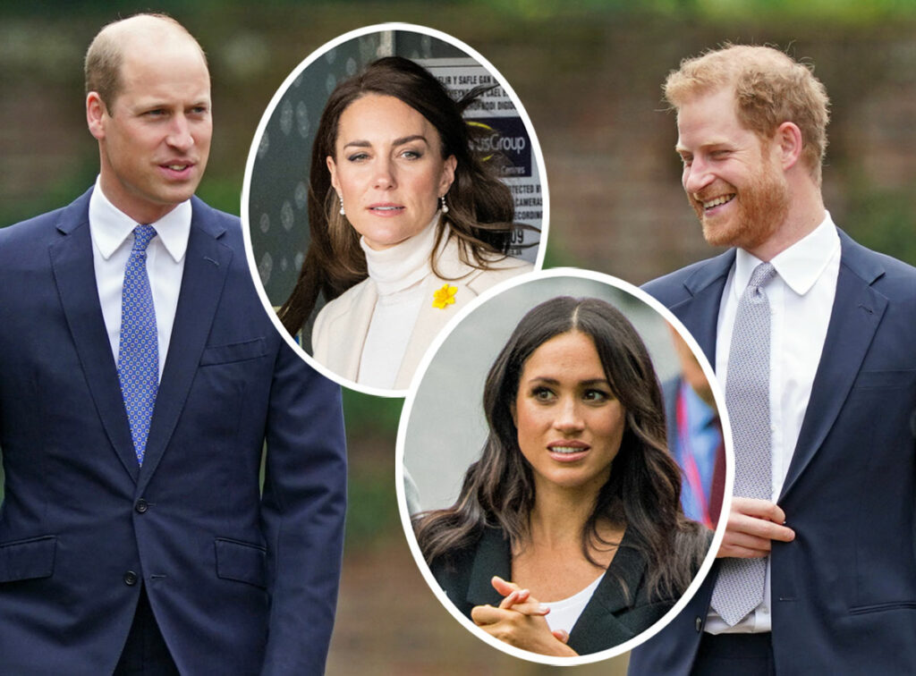 Princess Catherine Reportedly Pushing Prince William To Reconcile With Harry Amid 'Heartbreaking' Rift -- But Meghan Is NOT Happy!