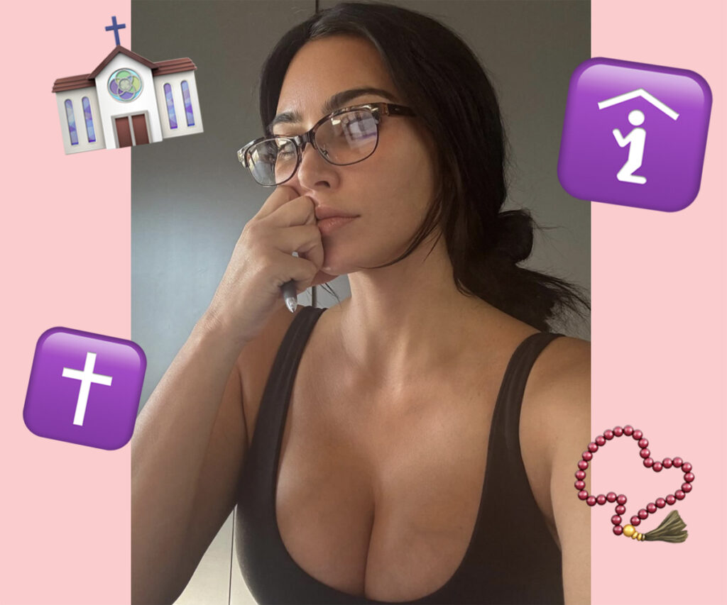 Kim Kardashian Is Catching Major Heat From Fans For Wearing Rosary During THIS Risqué Photoshoot!