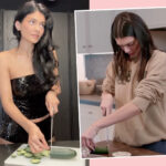 OMG! Watch Kylie Jenner Recreate Kendall's Viral Cucumber Cutting Video!