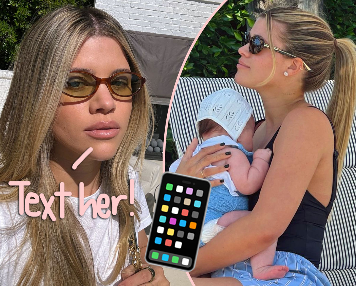 Sofia Richie Reveals 5MonthOld Daughter Eloise Has Her Own Phone