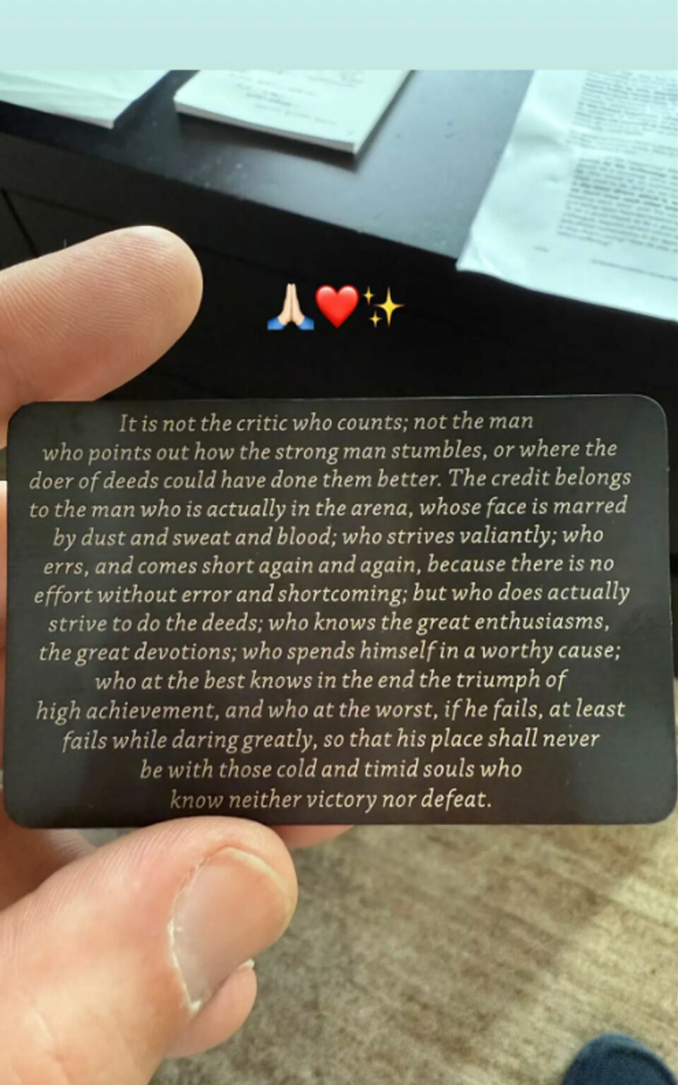 Tom Brady Posts Cryptic Quote About A Man Who Short Again