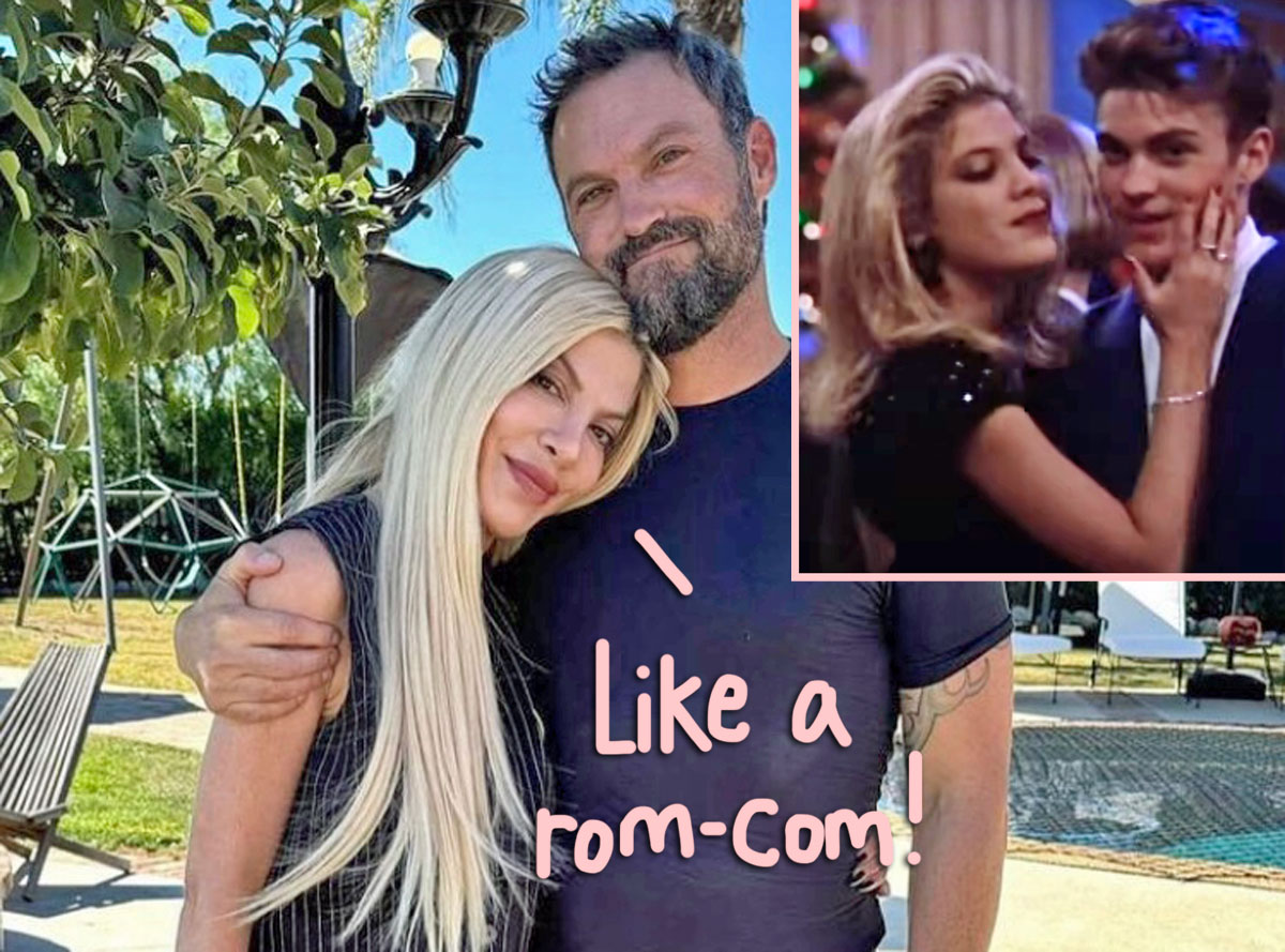 Tori Spelling Reminds Brian Austin Green How They Hooked Up For The
