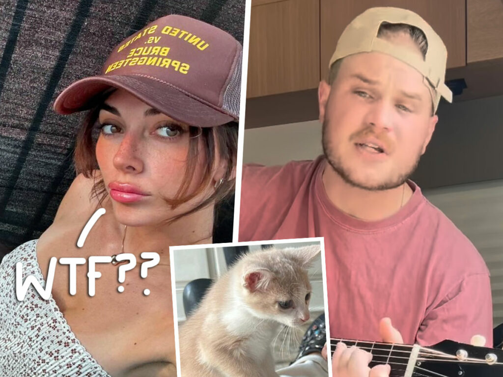 Zach Bryan Seemingly Taunts Brianna Chickenfry By Posting Pic With Cat She Says He Stole