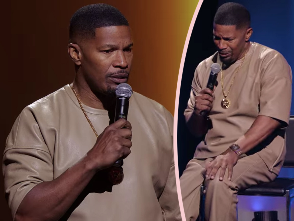 Jamie Foxx Breaks Down In Tears During Netflix Special As He FINALLY