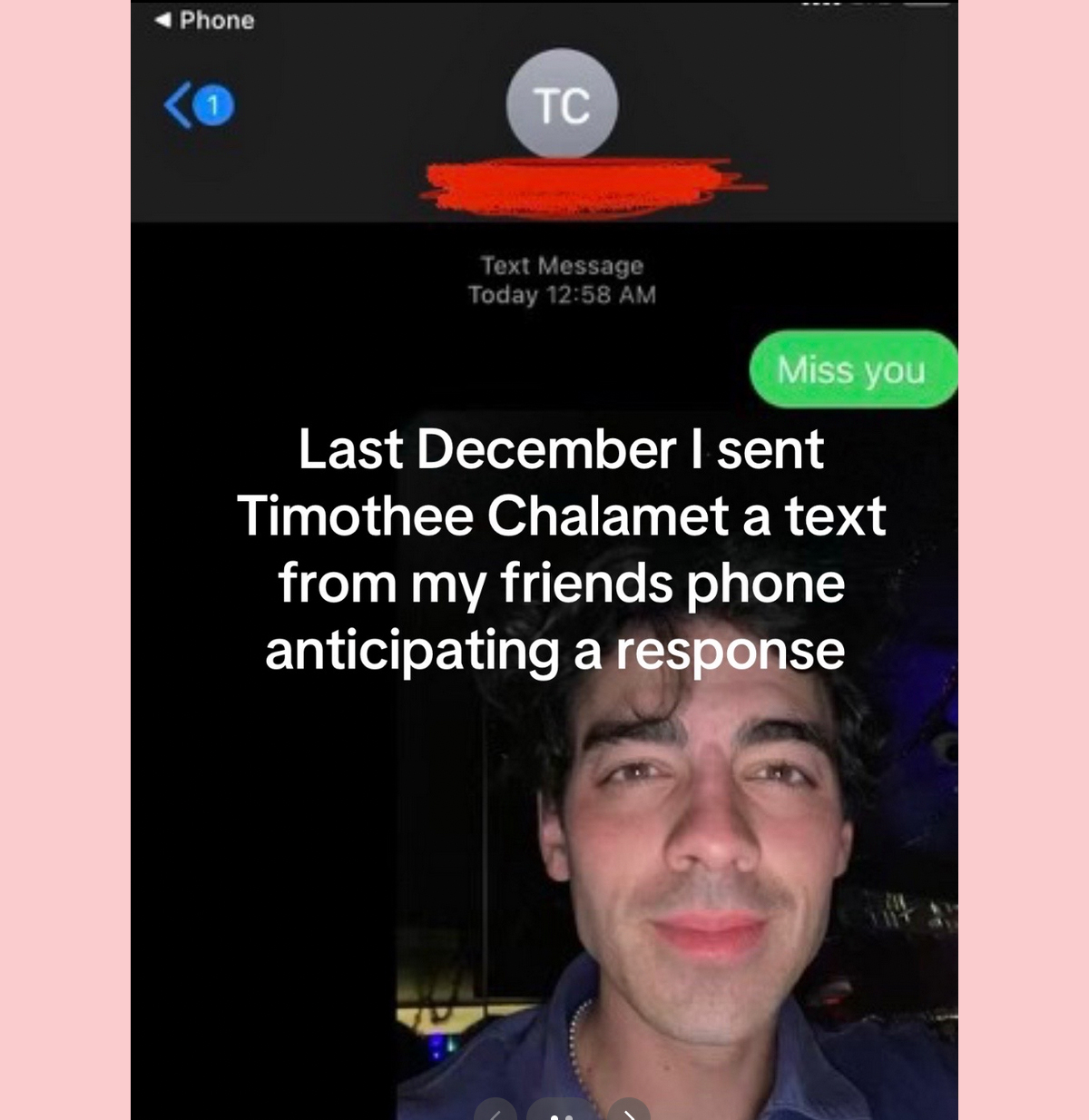 Joe Jonas to Timothee Chalamet TikTok