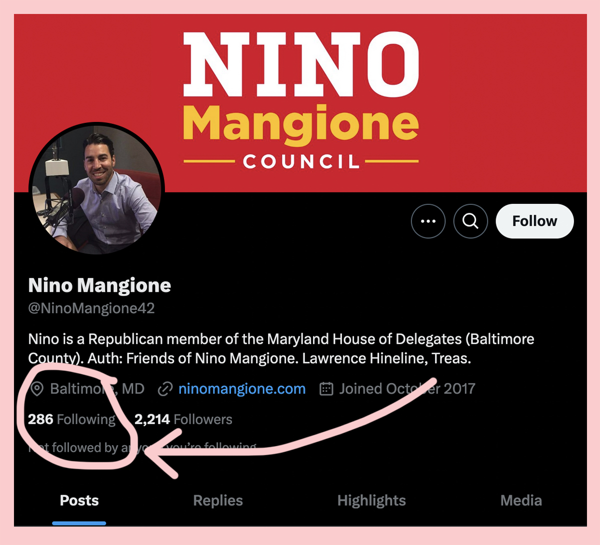 Nino Mangione Twitter