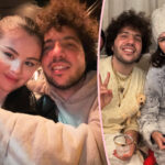 Newly Engaged Selena Gomez & Benny Blanco Celebrate Hanukkah Together At NYC Party! LOOK! 