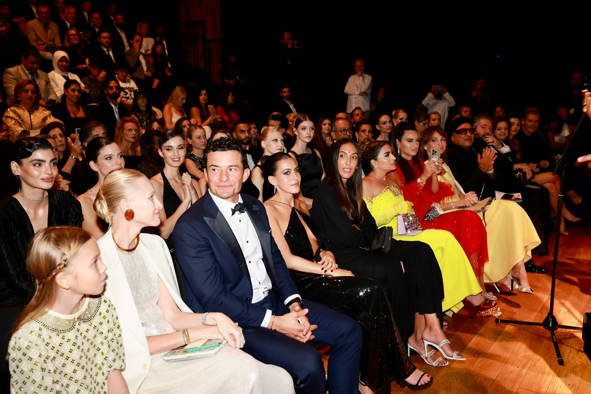 Omar Harfouch gala with Orlando bloom