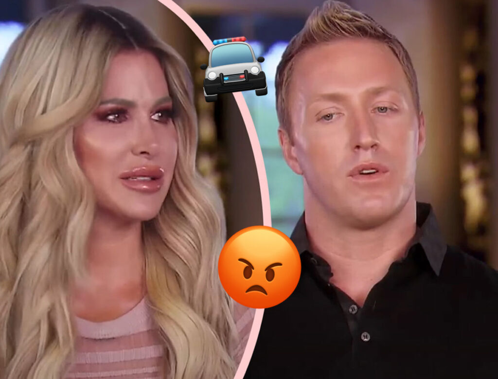 Kim Zolciak & Kroy Biermann Dispute Leads To Cops On Scene... Again ...