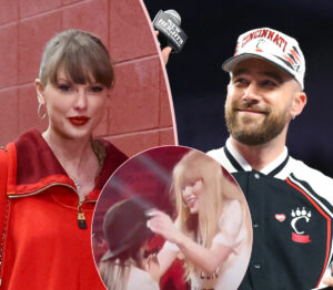 Travis Kelce Gifts Taylor Swift The Final 22 Hat During Eras Party