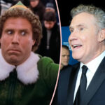 Will Ferrell Dressed As A BAD Version Of Buddy The Elf To Watch Hockey Game!