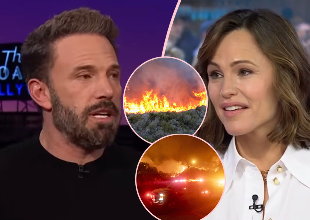 Ben Affleck Seen Rushing To Jennifer Garner's Home Amid Devastating LA Wildfires