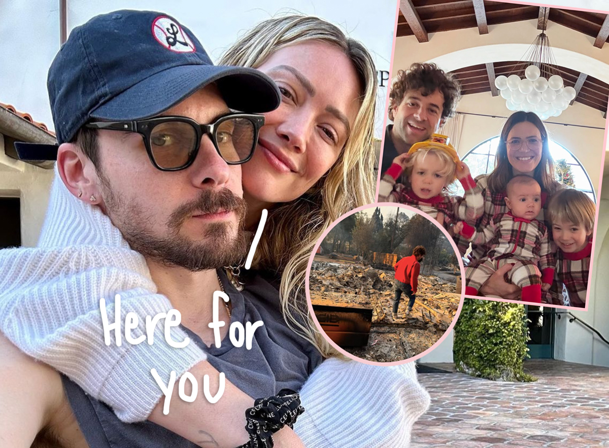 Hilary Duff Took In Mandy Moore & Her Family After LA Wildfires Perez