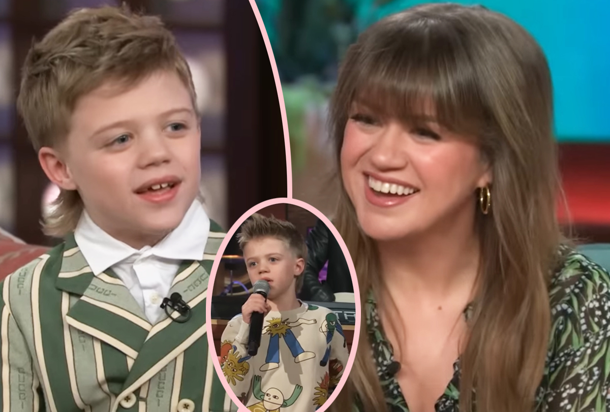 Kelly Clarkson's Son Has HILARIOUS Reaction To His My Way Cover Going  Viral! LOOK! - Perez Hilton