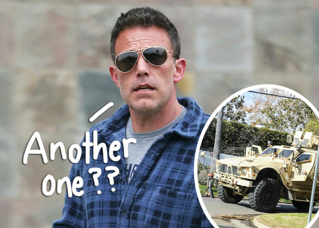 Now The Military Is Outside Ben Affleck's Home!