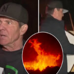 Internet SLAMS Reporter For Interviewing Dennis Quaid As He ‘Frantically’ Tries To Evacuate Home Amid LA Fires