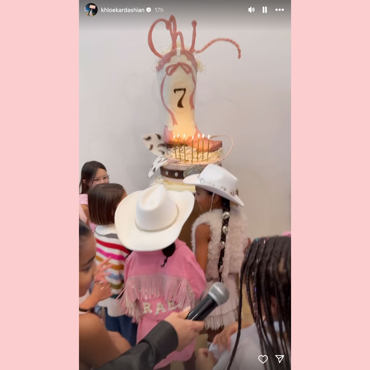 Kim Kardashian shows off daughter Chicago's cowgirl-themed 7th birthday party