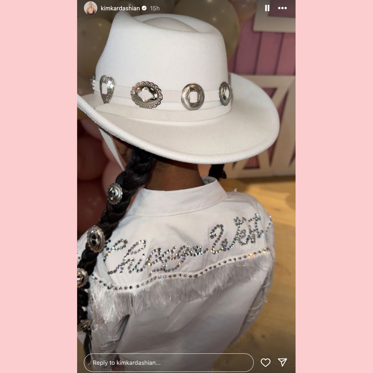 Kim Kardashian shows off daughter Chicago's cowgirl-themed 7th birthday party