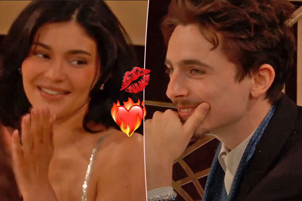 Kylie Jenner & Timothée Chalamet Take The Golden Globes And Kiss For