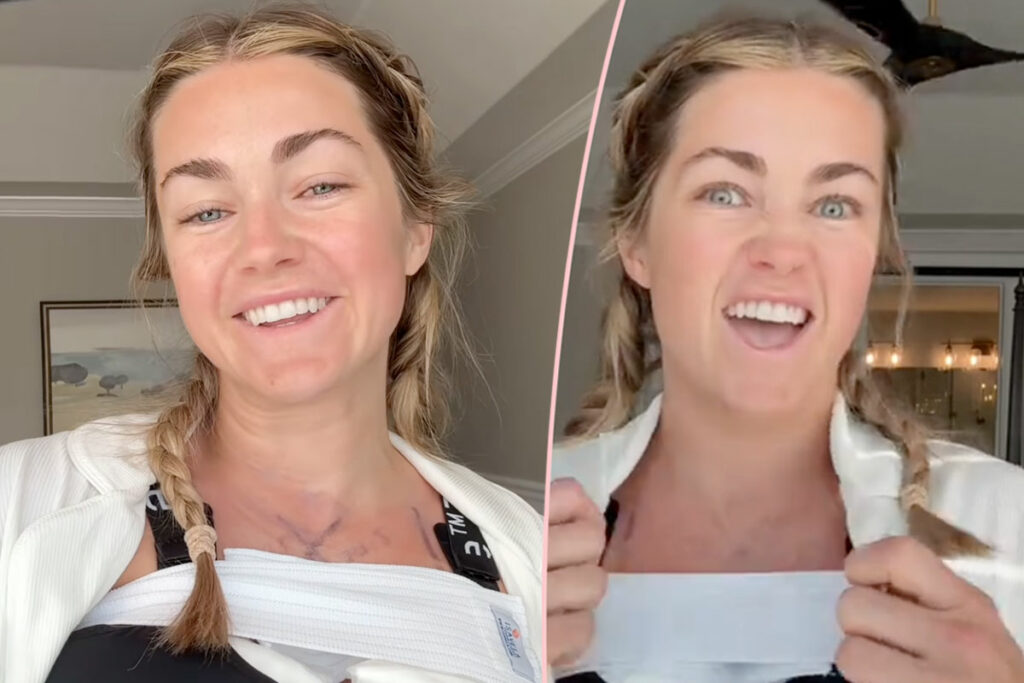 Lindsay Arnold Shows Off Breast Implants To Clap Back At Troll