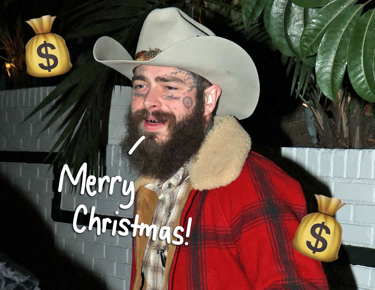 Post Malone Gave Single Mom Life-Changing Tip On Christmas Eve In Texas ...