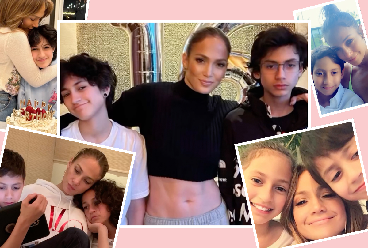 Jennifer Lopez Shares ADORABLE Never-Before-Seen Pics & Videos Of Twins
