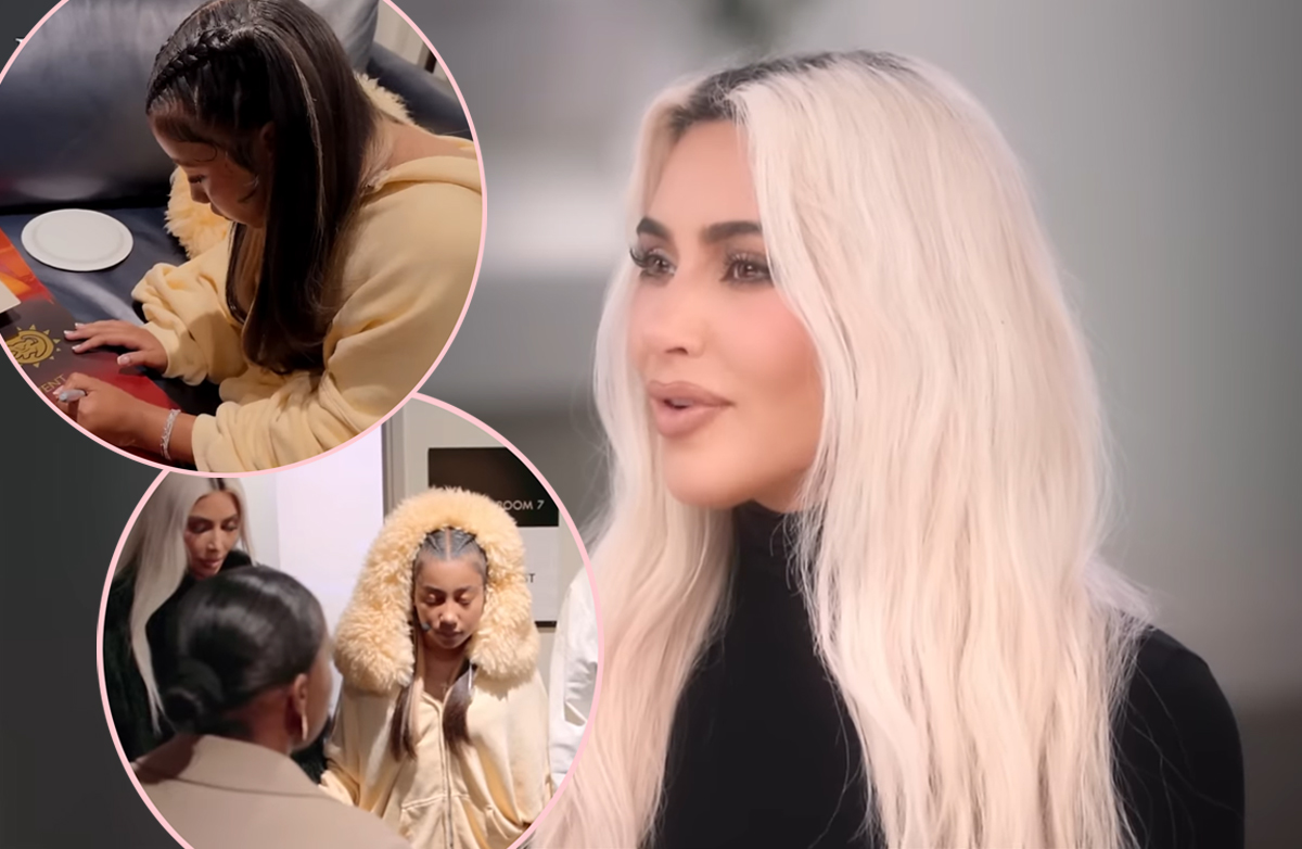 Kim Kardashian Not Ready For Daughter North West's Career To Take Off:  'It's Like Her Or Me' - Perez Hilton