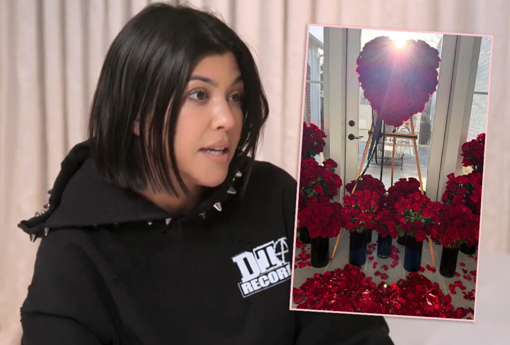 Kourtney Kardashian Claps Back At Criticism Over Her ‘Wasteful’ Valentine’s Day Flowers