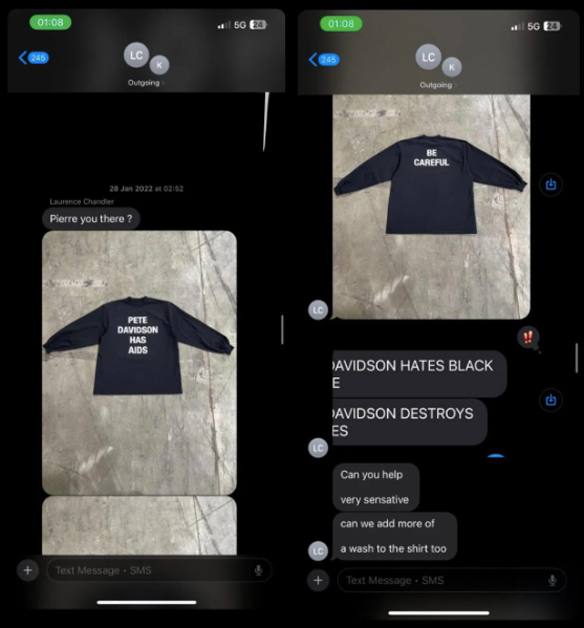 Kanye West Made Disgusting Pete Davidson T-Shirts, Former Yeezy Designer Says!