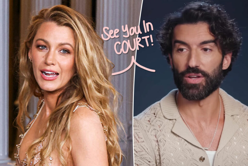Blake Lively & Justin Baldoni Reject Mediation Attempts -- They REALLY Want To Go To Trial!