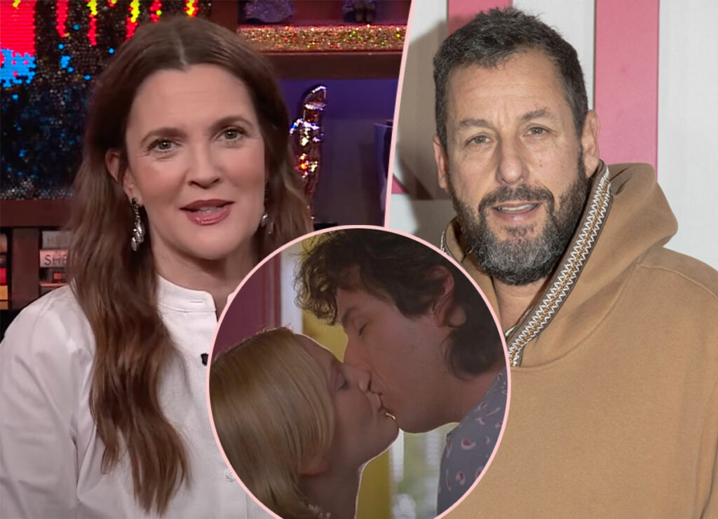 Drew Barrymore Says Of All Her Movie Kisses, Adam Sandler Is The Best!