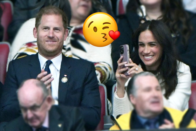 Meghan Markle & Prince Harry Cuddle And Kiss During PDA-Filled Invictus Games Appearance!