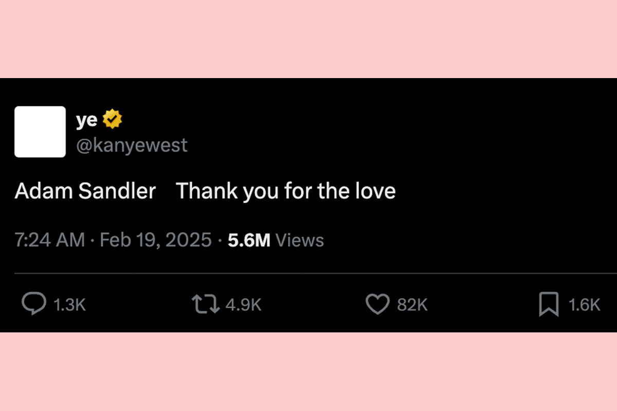 Kanye West Says He's Not A 'Nazi' Anymore — Thanks To Adam Sandler??