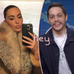 Kim Kardashian & Pete Davidson Reunite At SNL 50 Afterparty 2 Years After Breakup!