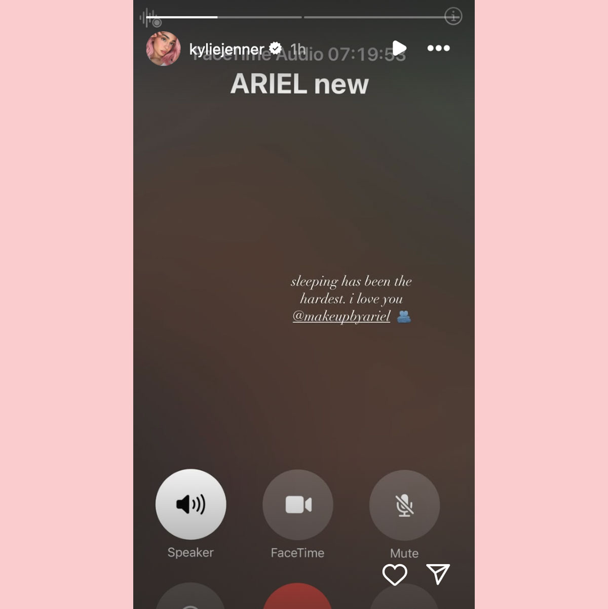 Kylie jenner instagram screenshot stories