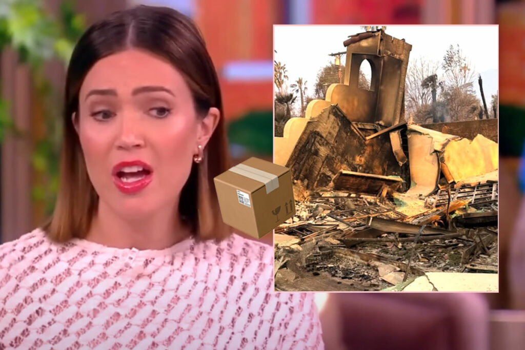 Mandy Moore SLAMS Amazon For Allegedly Delivering Package To Front Steps Of In-Laws' Burned Down Home!