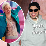 Pete Davidson Is A Tattooless Underwear Model Now!!