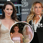 Kristin Davis Claims SJP Got So 'Out Of Her Mind' Angry On SATC She Literally CUT UP A Vera Wang Dress!