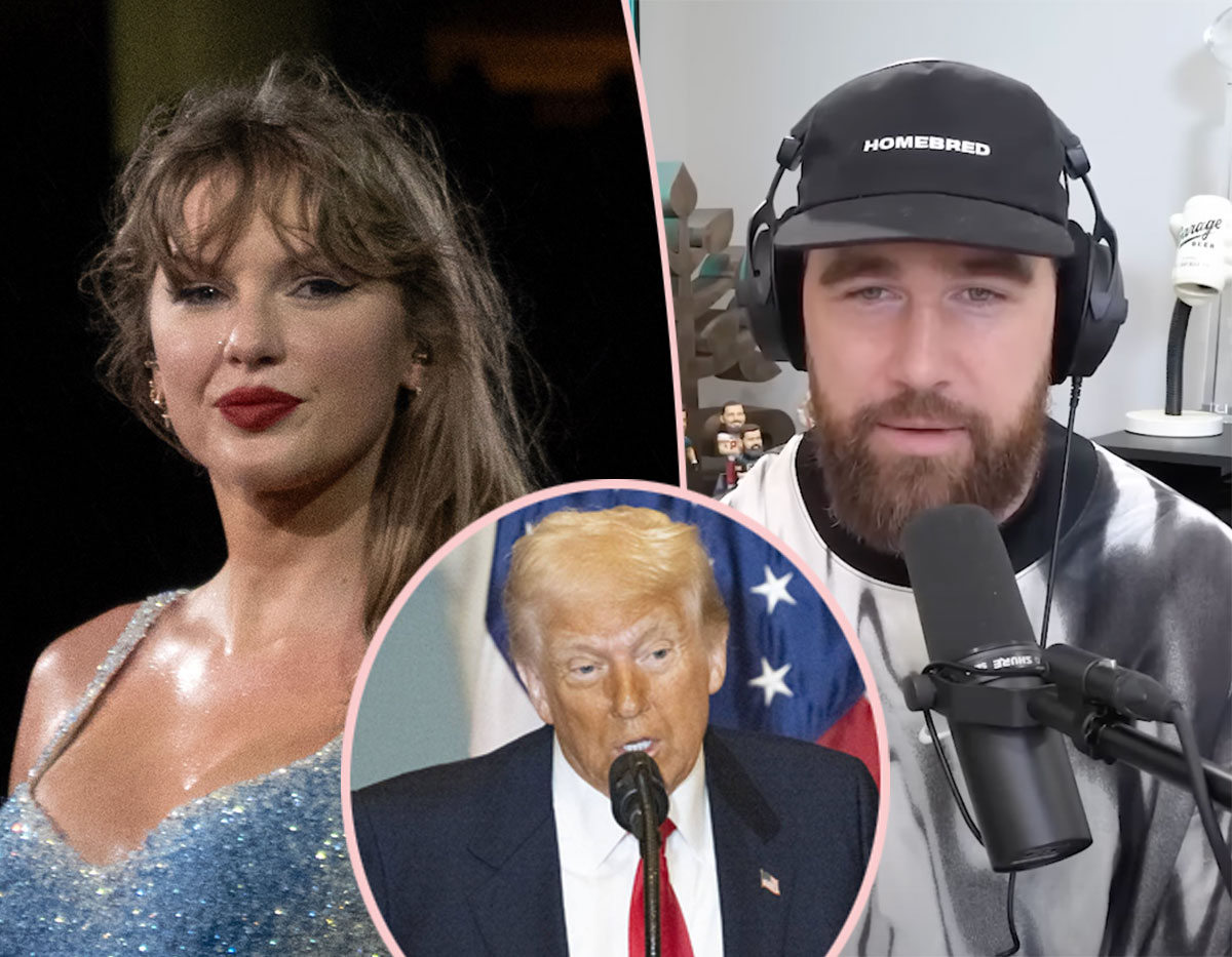 How Taylor Swift Feels About Travis Kelce's Trump Comment - Perez Hilton
