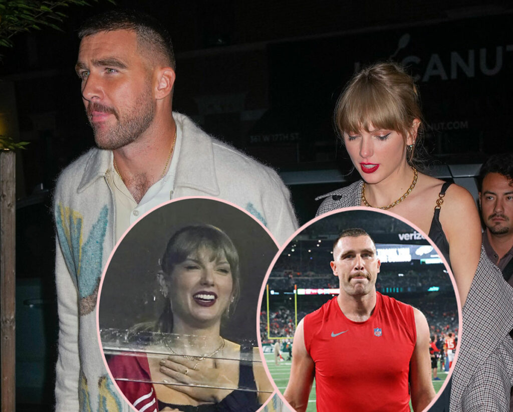 travis kelce super bowl with taylor swift