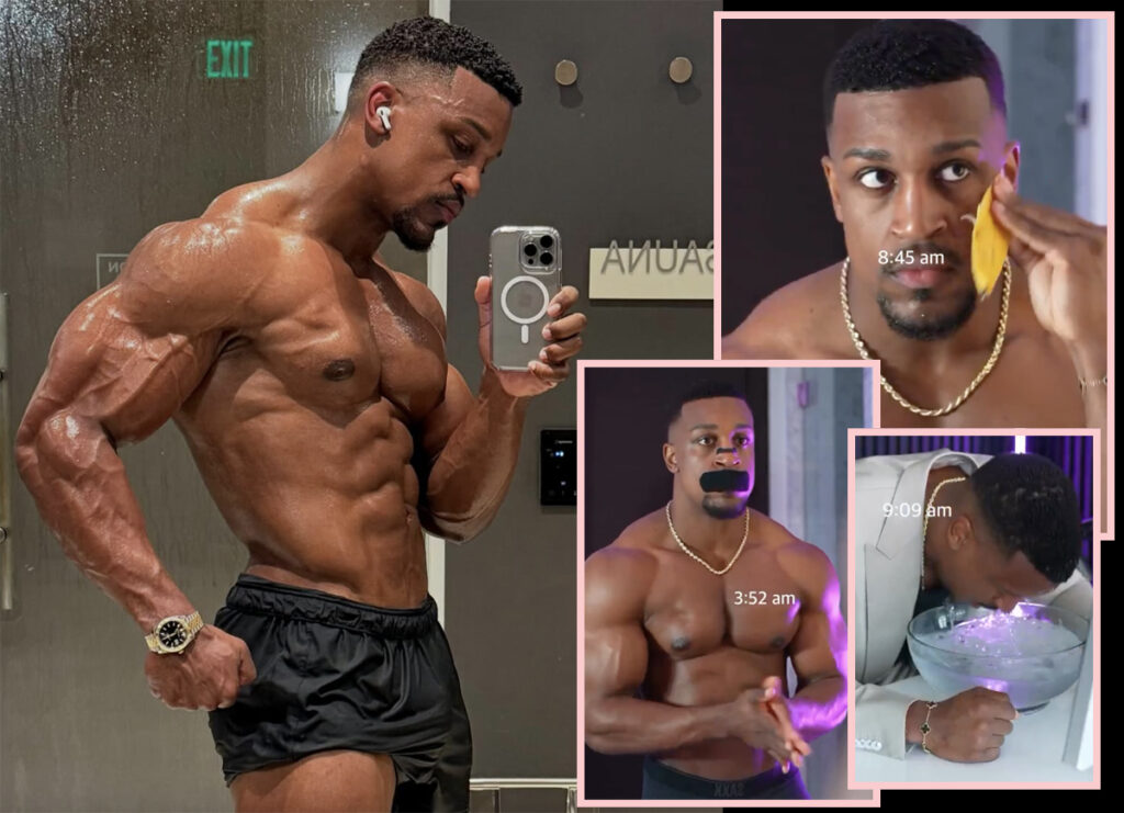 Ashton Hall Fitness Influencer Morning Routine Banana Peel Ice
