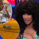 Oh No! Cardi B's Daughter Kulture Drew On Her $60,000 Hermès Bag -- LOOK!