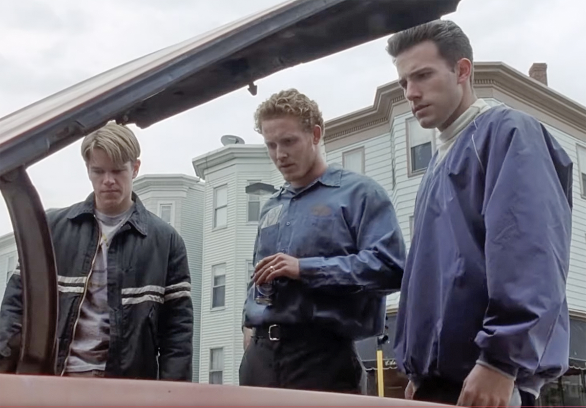 Cole Hauser with Ben Affleck and Matt Damon in Good Will Hunting