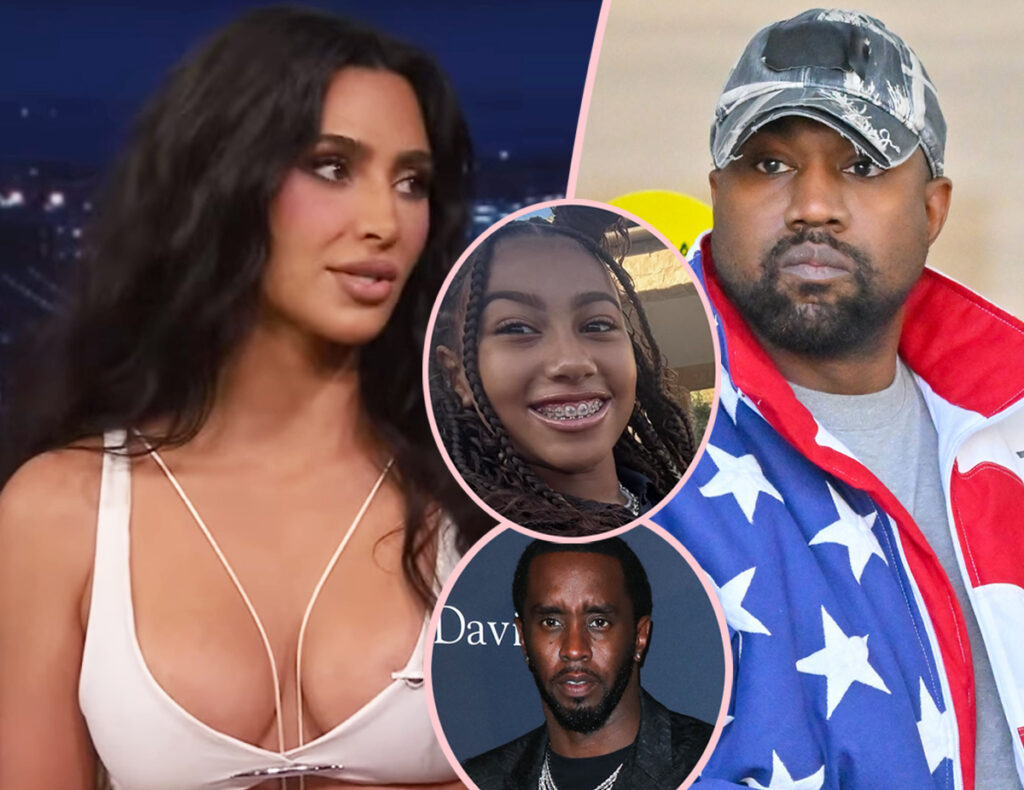 Kanye West Drops New Track Featuring Diddy & Daughter North – After Kim Kardashian Tried To Put A Stop To It!