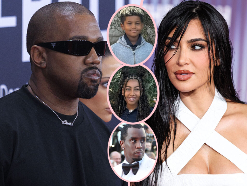 Kanye West Follows North-Diddy Collab With Video Of 9-Year-Old Son Saint Wrestling Men