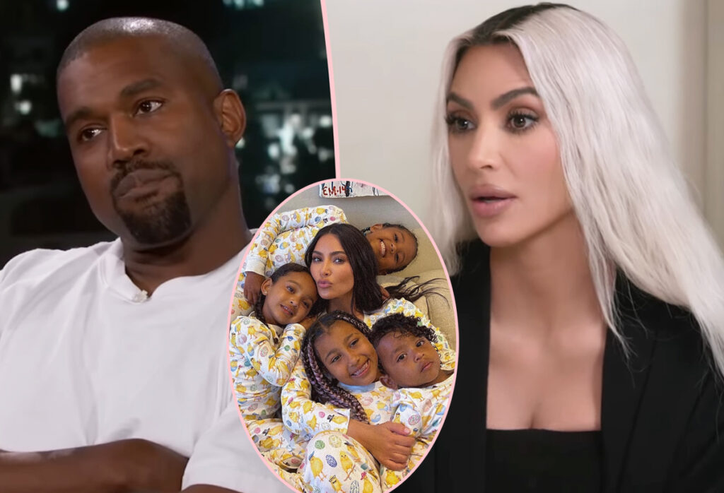 ‘Horrified' Kim Kardashian Plans To Show Court Kanye Isn't 'Mentally Fit' To Have Custody!